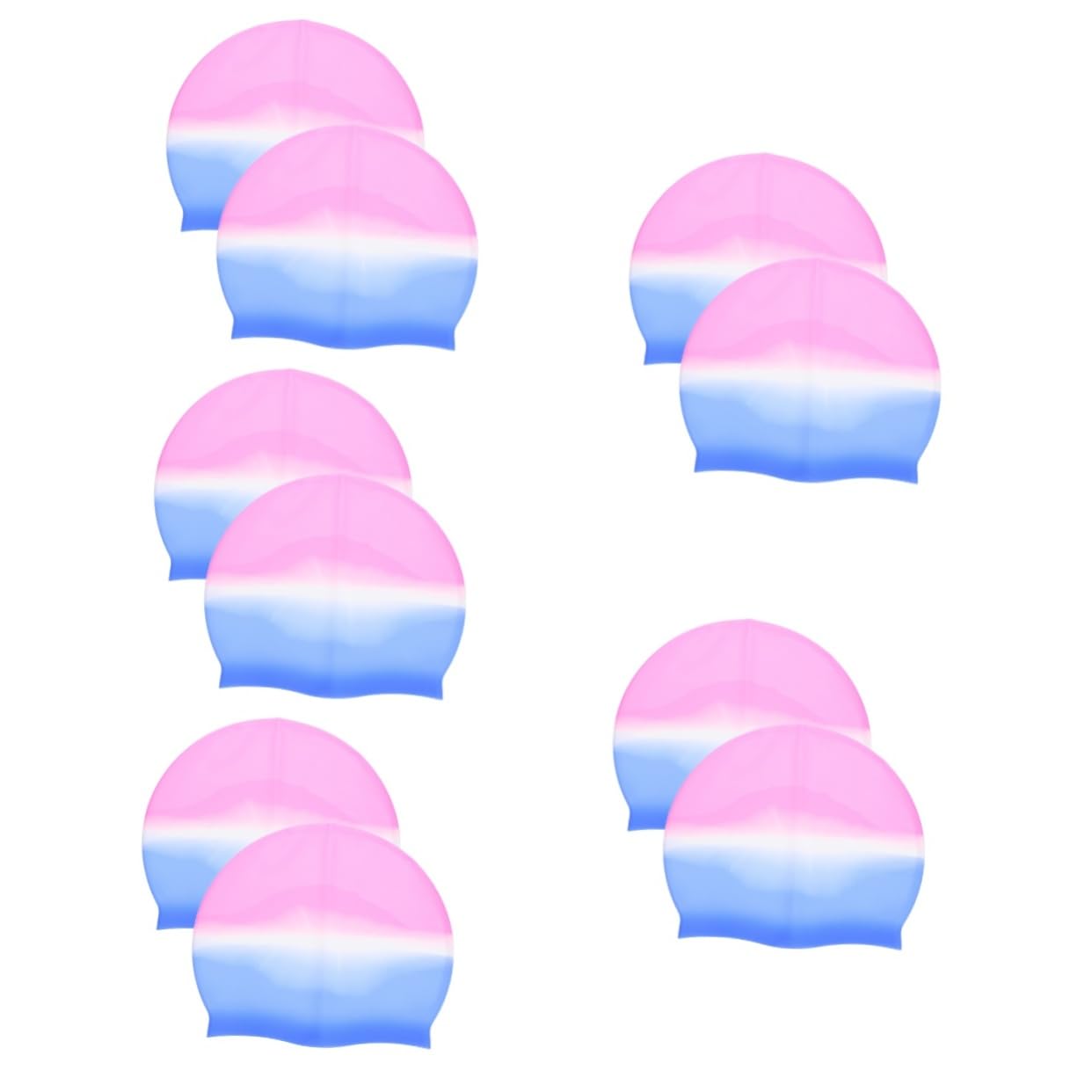 HANABASS 10 Piezas Gorro Natación para Adultos Unisex Protección Cabello Resistente para Piscina y Baño
