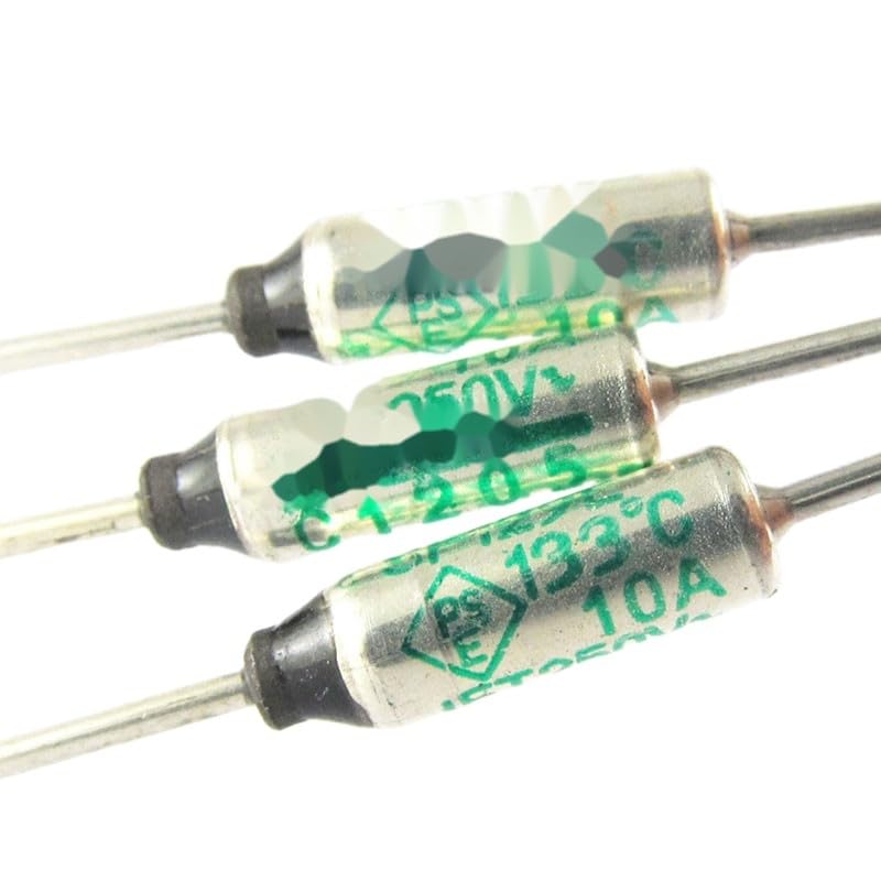 5PCS Cutoffs SF129E Thermal Fuse 133 Degree 10A 250V