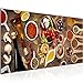 Produktbild Bilder Küche - Gewürze Wandbild Vlies - Leinwand Bild XXL Format Wandbilder Wohnzimmer Wohnung Deko Kunstdrucke Bunt 1 Teilig - MADE IN GERMANY - Fertig zum Aufhängen 003112a