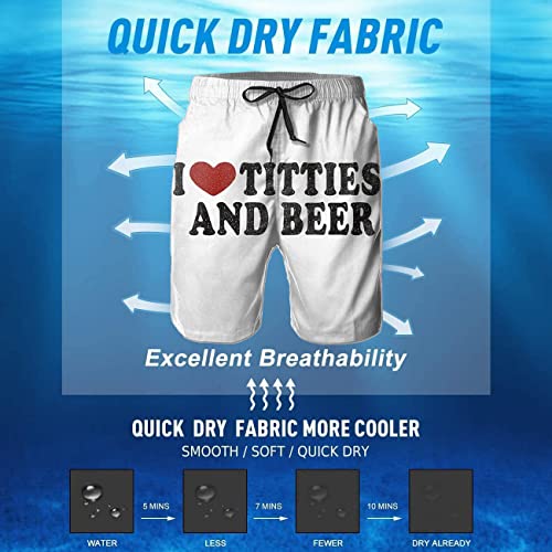 BBggyh Mens Swim Trunks Quick Dry Mens Swim Shorts Beach Swimwear Board Shorts with Mesh Lining4