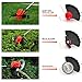 Brushless Weed Wacker 21V,String Trimmer Electric Weed Eater Brush Cutter 3-in-1 Lightweight Push Edger Lawn Tool with Metal Blades and Shoulder Harness for Yard Trimming Edging,12