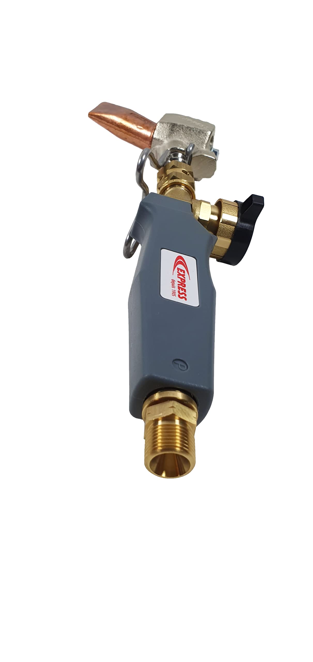 Pack de Soldador Listo para Usar - Incluye 1 Lanza con Punta Ref. 4678 + 1 Mango Giratorio Ref. 602 + Tubo de 4,75 m Ref. 963/5 + 1 Regulador a 2 Bares Ref. 682 - EXPRESS