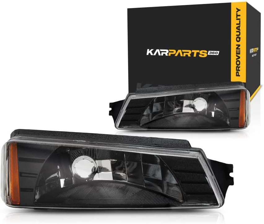For Chevy Avalanche Parking Signal/Side Marker Light Assembly 2002 03 04 05 2006 Driver and Passenger Side | Pair | w/Body Cladding | GM2520184 | GM2521184 | 15077336