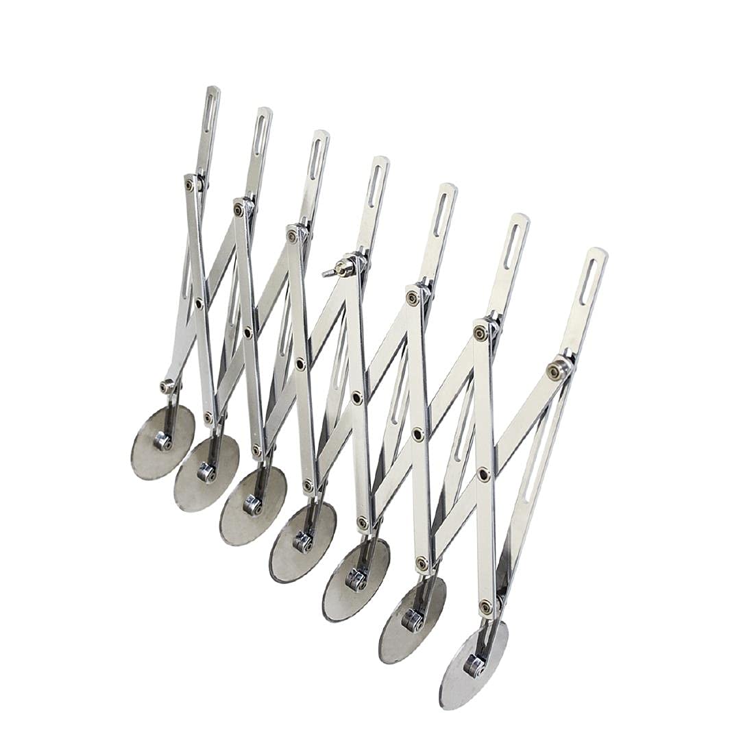 Schneider 7-Wheel Expandable Stainless Steel Dough Cutter