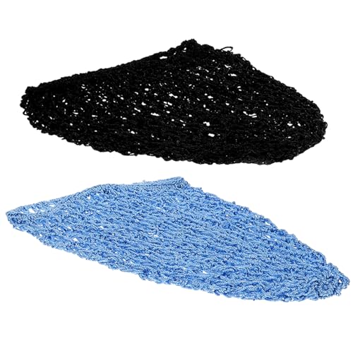 Ipetboom 2 Piezas De Sombrero De Punto Redes Para El Cabello Para Moños Red Para Dormir Redes Para El Cabello Para Mujeres Red Para Cabello Rizado Malla De Ganchillo Envolturas De Pelo
