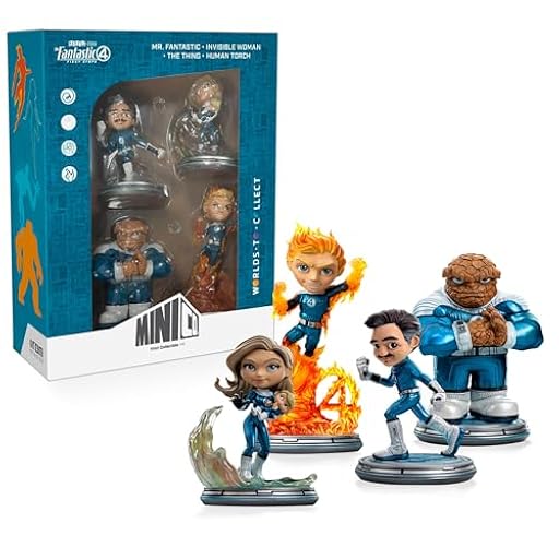 Iron Studios Estatua Pack Los 4 Fantásticos (Versión Metálica): Los 4 Fantásticos Primeros Pasos 20.91 cm | Ya disponible en tu tienda friki favorita! En mundofriki.es!