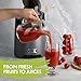 Kuvings Whole Slow Juicer EVO820CG Higher Nutrients and Vitamins, BPA-Free Components, Easy to Clean, Ultra Efficient 240W, 50RPMs, Includes Smoothie and Blank Strainer-Champagne, Gold