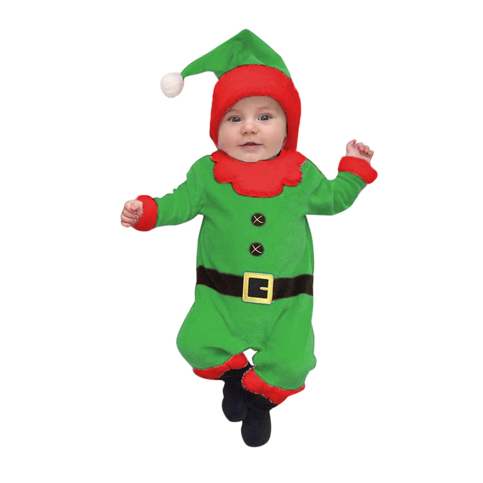 Elfa Bambina Aiutante Di Babbo Natale Con Un Regalo Di Natale Magico