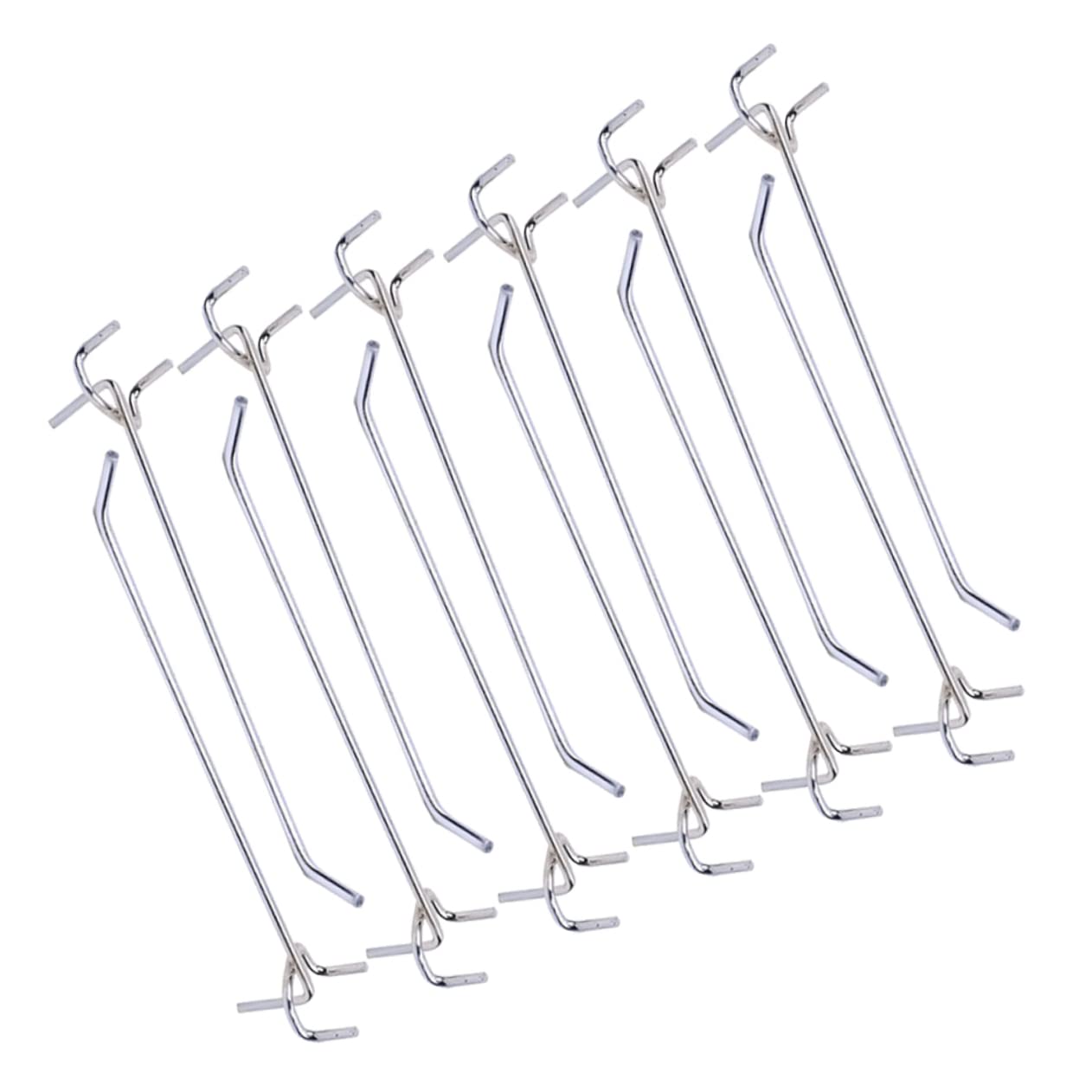 MUSISALY 50pcs Clothes Rack Pegboard Hooks Assortment Plant Hooks Heavy Duty Hook Garage Storage System Hooks Coat Hangers Heavy Weight Pegboard Hooks Board Panel Hook Store Hole