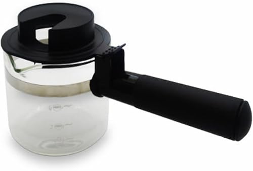 IMUSA Jarra de repuesto de vidrio de 4 tazas con mango negro