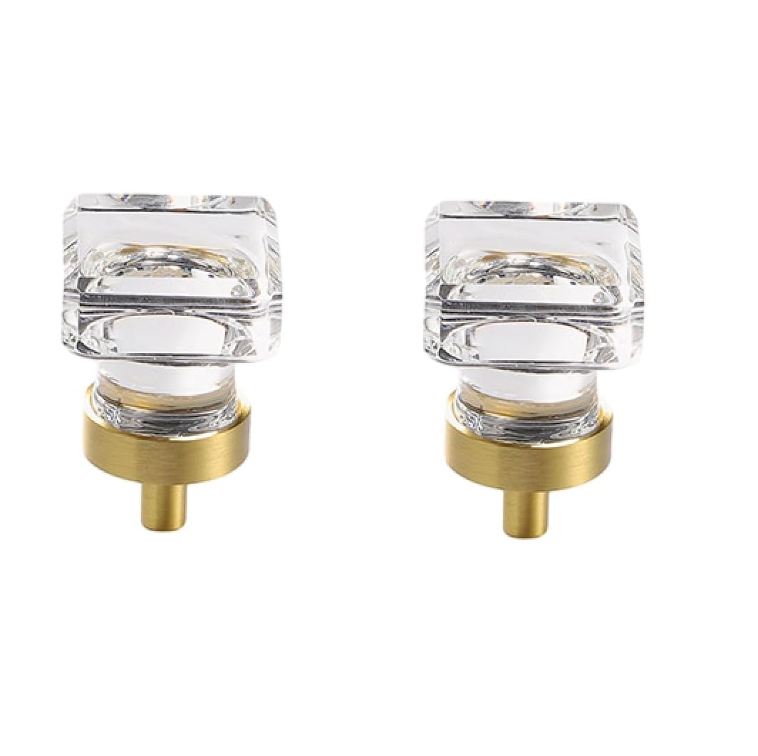 Boutons en cristal doré pour sublimer les meubles de cuisine et commodes de chambre