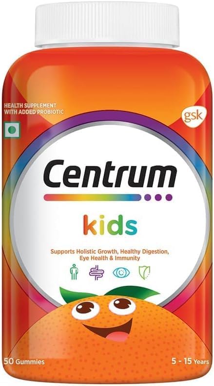 El multivitamínico número 1 del mundo de Kids con probióticos, vitamina C y otros 11 nutrientes para la inmunidad, la digestión saludable y la salud
