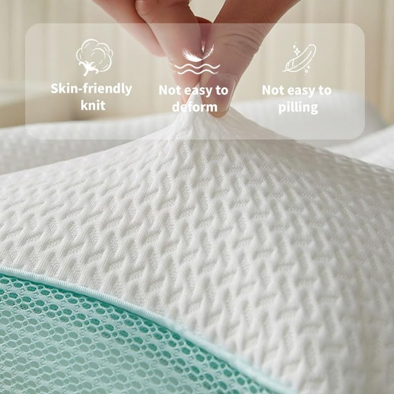 Miniatura 3 de Almohada 4D transpirable para el cuidado del cuello, almohada súper ergonómica 2024, almohada de apoyo para el cuello y los hombros para todas las