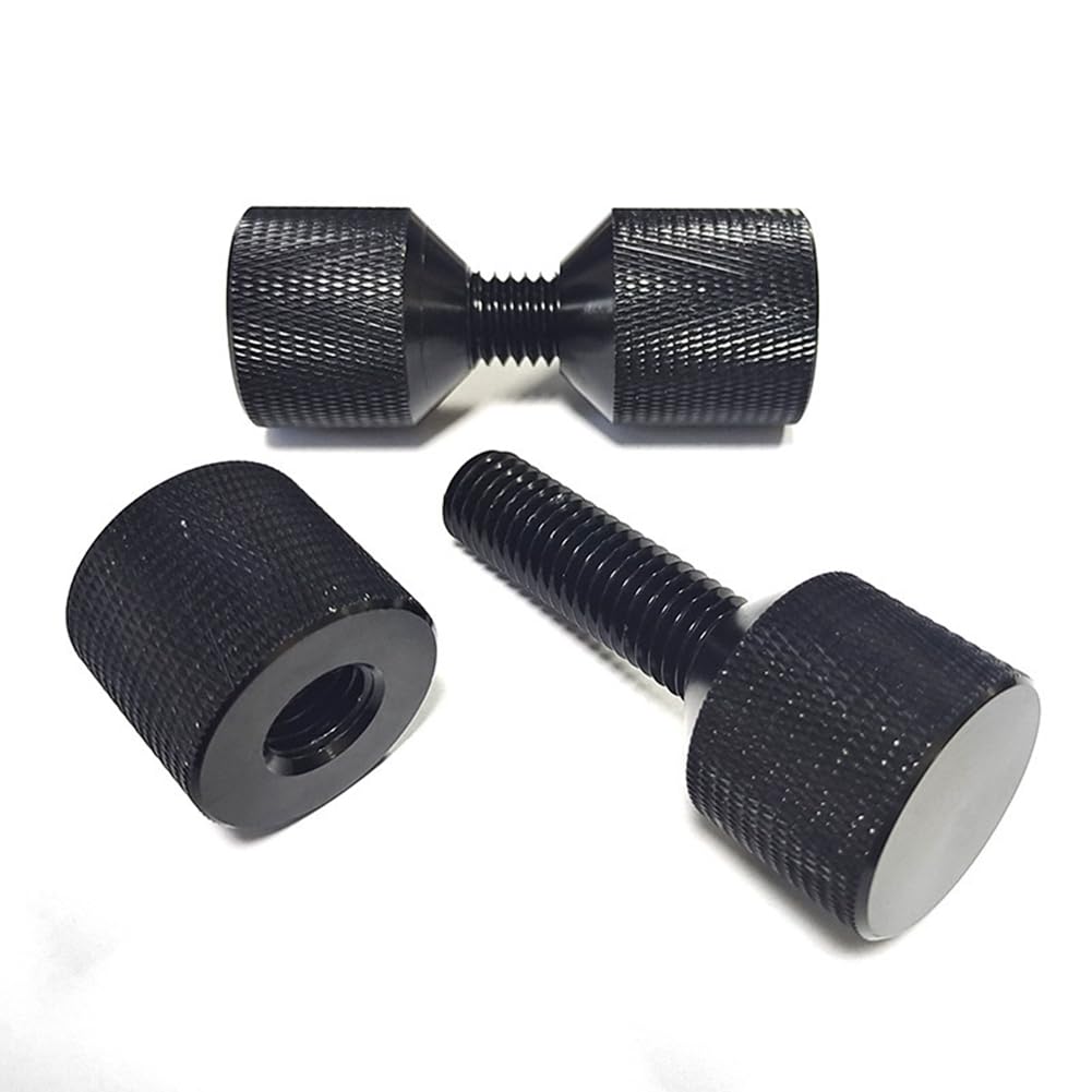 1-1/8" Goupilles à Deux Trous Construction en Aluminium Goupille D'Alignement de Bride à 2 Trous avec Oxyde Anodisé Facile à Utiliser Noir 4Pcs