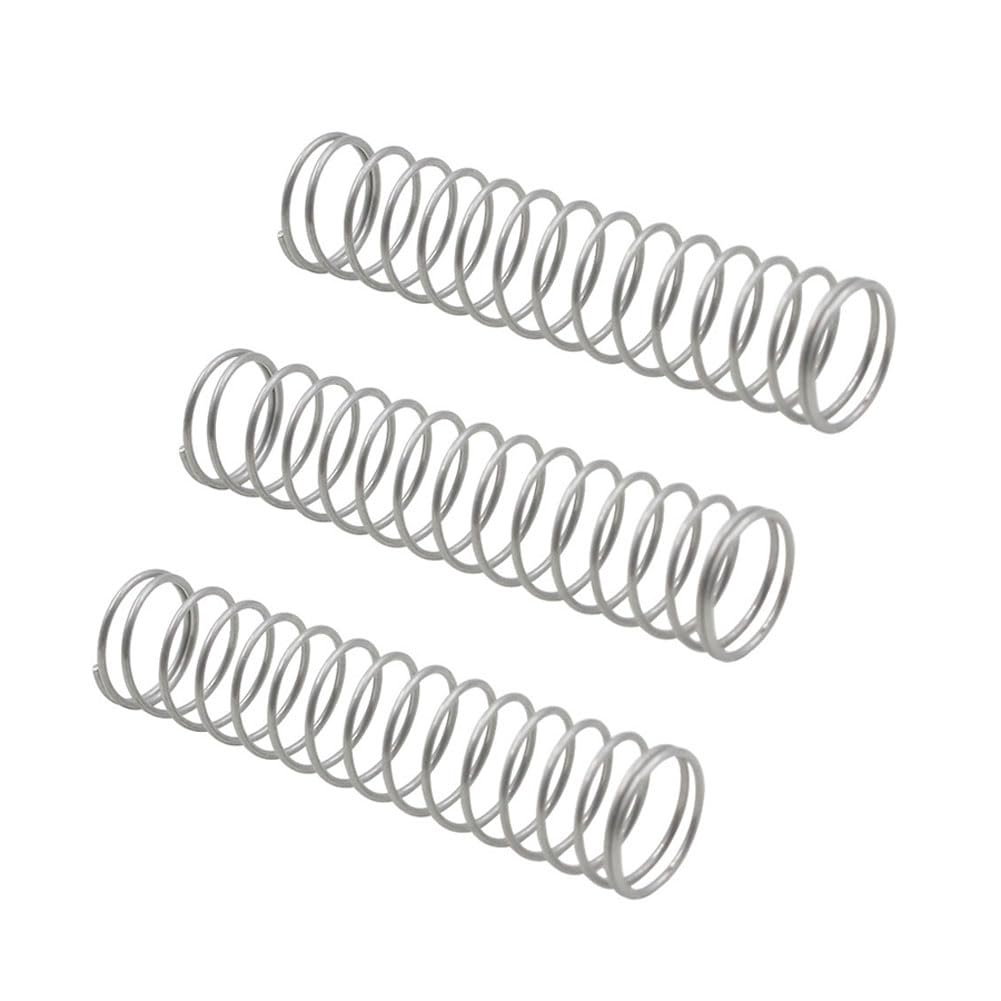 6PCS Tension Spring Stainless Steel Extension Spring Coil Instrument Reset Spring 8.8mm,37.9mm Free Length for Musical Instruments Projects
