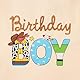 Geburtstags Shirt für Jungen 1-6 Jahre Birthday Boy Kinder T-Shirt Niedliches Cartoon Druck Tshirt Sommer Kurzarm Top Baumwolle Kinderkleidung Baby Geburtstagsparty Outfits(Apricot 2 Jahre)