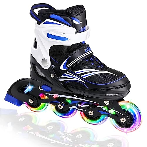 JeeFree 4 Size Adjustable Inline Skate for Kids,Children's Inline...