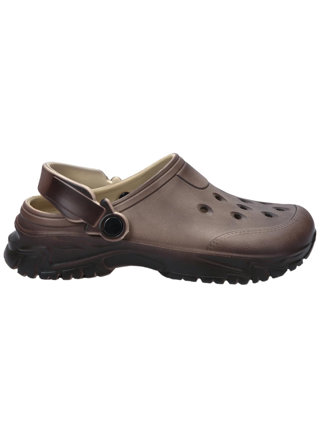 bewakoof Men's Red Shadow Spray-Painted Lightweight & Comfy Ombre EVA Clogs-picture-24