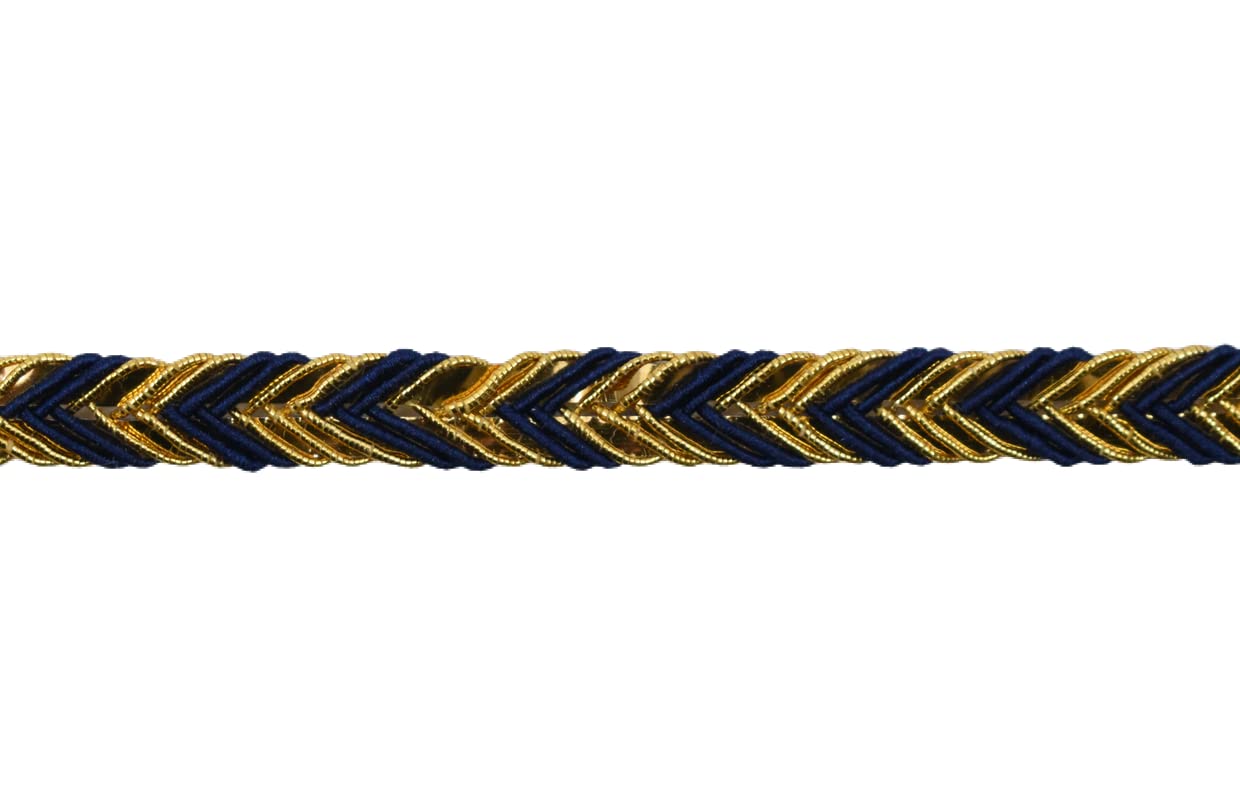 HUNNY- BUNCH® (Pack 9 Meters) Premium Designer Fishtail Corded Trim Dori Lace Border for Saree, Suits, Dresses, Lehenga, Dupatta, DIY Crafts, Sewing, Embroidery & for Sequence Work on Net - Navy Blue (B0BPYDJH8M) Amazon Price History, Amazon Price Tracker