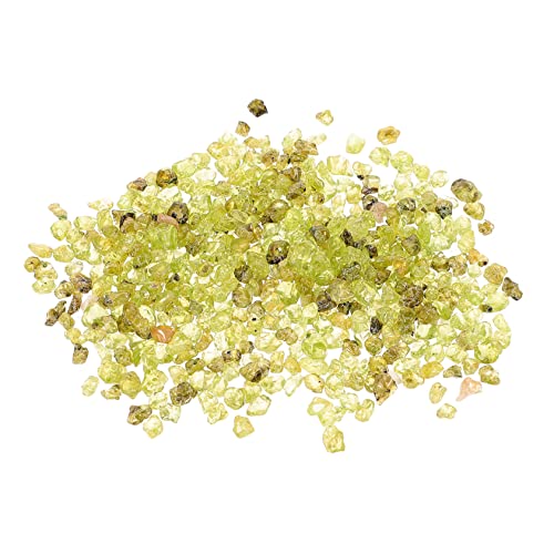 GOOHOCHY Aquarium Substrate Peridot Stone Decor Fish Tank Rocks Natural Stone Vases Fish Tank Decor