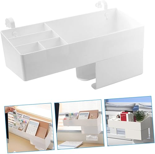 Miniatura 5 de Zerodeko Caja de almacenamiento colgante Organizador de maquillaje montado en la pared Contenedores de almacenamiento de montaje en pared Soporte de