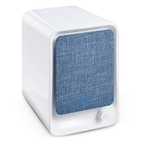 Levoit Air Purifier with True HEPA Filter, Desktop Air Cleaner for Personal Use, Captures Allergies, Bacteria, Dust, Mold, Pollen, Reduces Odors of Smokers, Pet, Chemicals, Three Speeds and Filter Reminder Wheel, 100% Ozone-Free, LV-H126