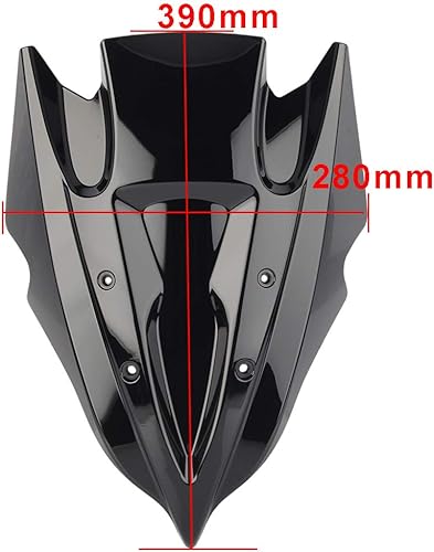 Miniatura 6 de FSFY - Deflector de parabrisas de motocicleta con doble burbuja para Kawasaki Ninja 300 250 2013-2017