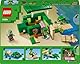 LEGO Minecraft Das Schildkrötenstrandhaus - Spielzeug mit Tierfiguren & Schildkröten Figur -Spielset mit Zubehör - Werkbank, Bambusfloß - Gamer Geschenk für Jungen & Mädchen ab 8 Jahren - 21254