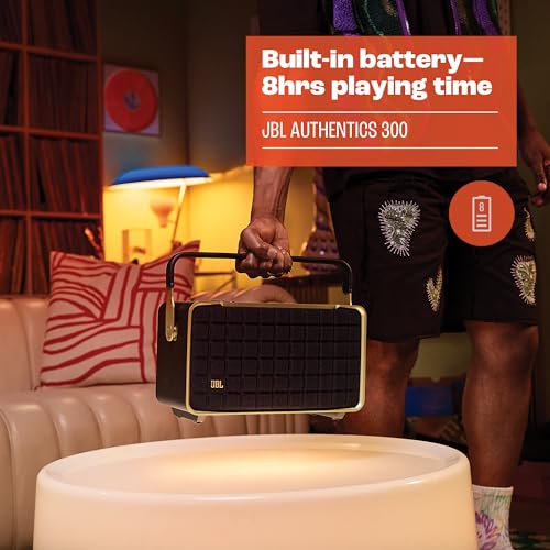 JBL Authentics 300 Portable Smart Speaker with Voice Control ( JBL 200 And 500 Also On Sale )- Black - image 7