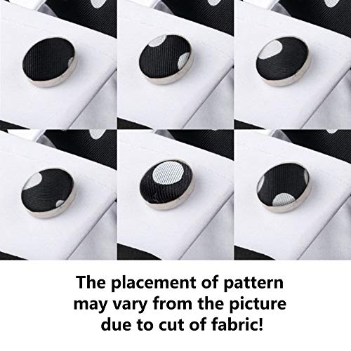 Image of Barry.Wang Ties for Men Silk Tie Sets Polka Dot Woven Necktie Pocket Square Cufflinks Business Wedding