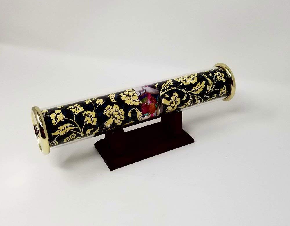Findlavender Kaleidoscope - with Cradle - Revolving Head Map - Great Decoration for The Office of Home (Blue)