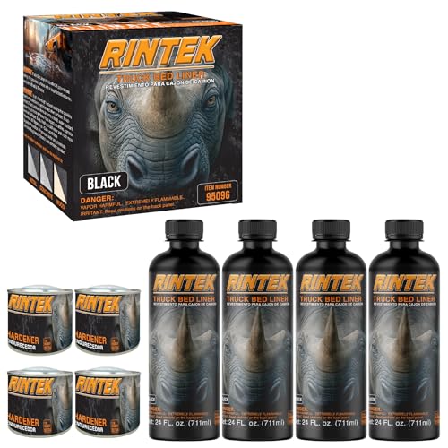 Rintek Urethane Spray-On Truck Bed Liner Kit - Easy 3 to 1 Mix Ratio