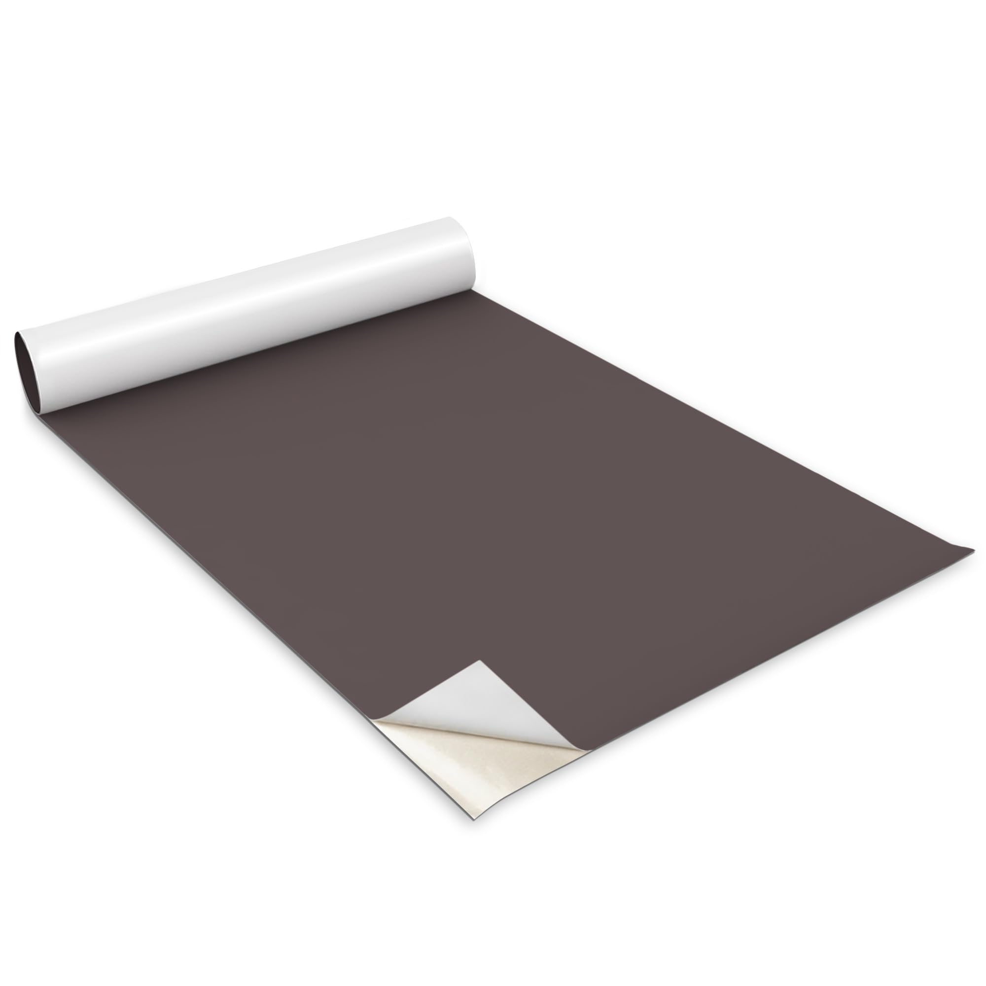 Papel pintado para muebles en salón y cocina creando ambientes cálidos con acabado mate marrón