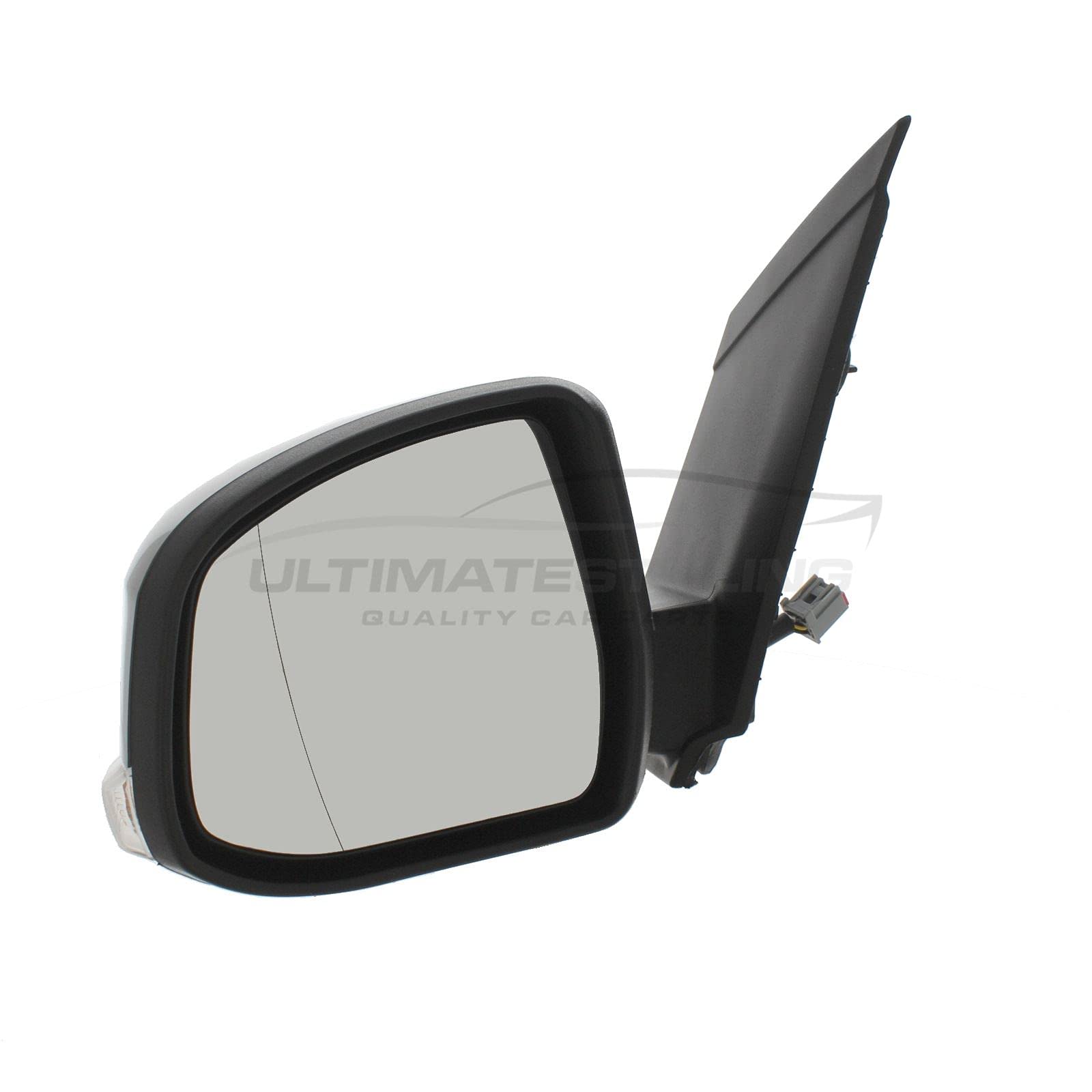 Ford Ka Mk2 2008-2017 Passenger Side Electric Door Mirror - Primed For Paint, Left