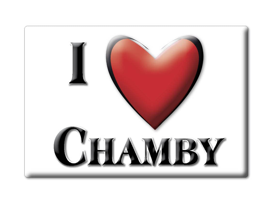 Enjoymagnets CHAMBY (VD) FRIDGE MAGNET SWITZERLAND BRANDENBURG SOUVENIR I LOVE GIFT PRESENT