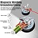 1pcs Welding Magnetic Grounding Clamp, Adjustable Magnet Welding Welder Support Clamp Tool Multifunctional Attachment Suction Weld Accessories for Metal Poles Railings