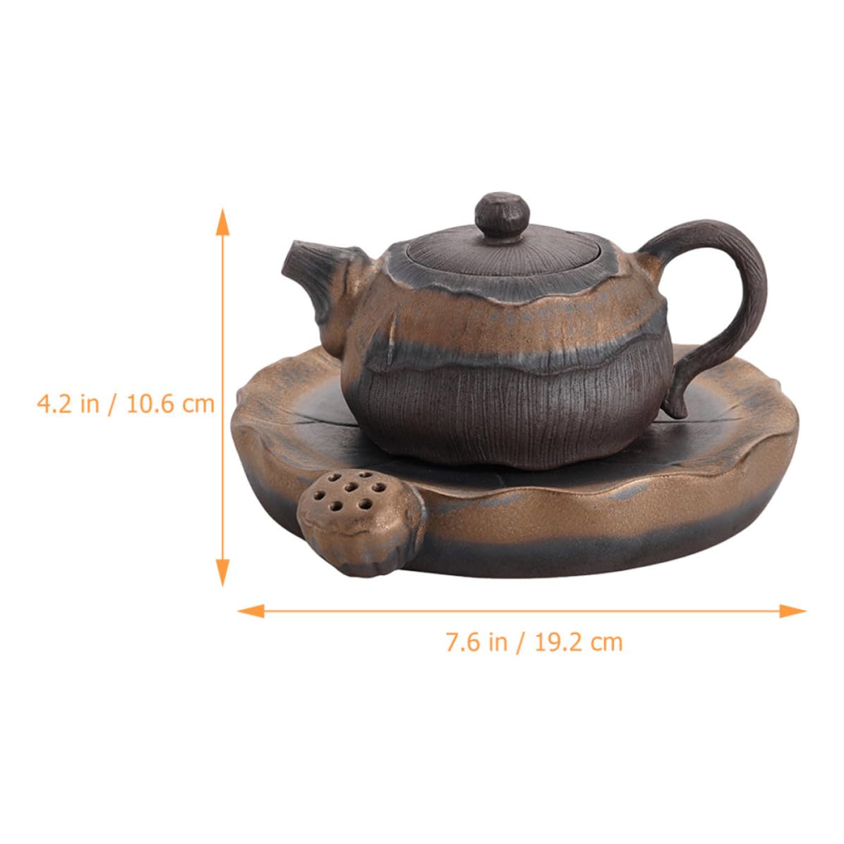Tetera Filtro y Fácil Limpieza Estilo Japonés de Cerámica de 270ml para Preparar Té en Casa u Oficina
