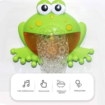 Amazon.co.jp: Eculcki お風呂のおもちゃ、カエルの泡のおもちゃ