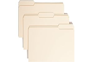 Smead 1/3-Cut Tab Manila File Folders
