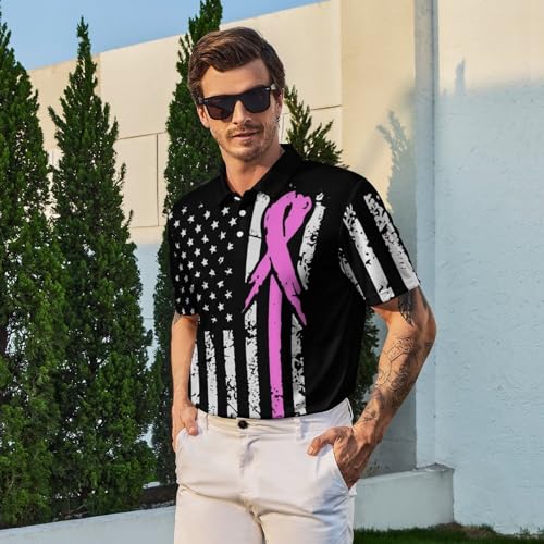 Golf Shirt Mens Polo Shirts Short Sleeve Funny Golf Shirt for Men Hawaiian Golf Polo Shirts3