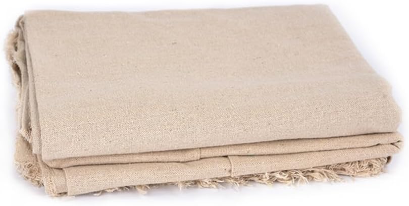 Pottery Special Linen Hessian Cotton Linen Tablecloth Pottery Clay Printing Texture Clay Sculpture Tool 59x39inch(1 pc)