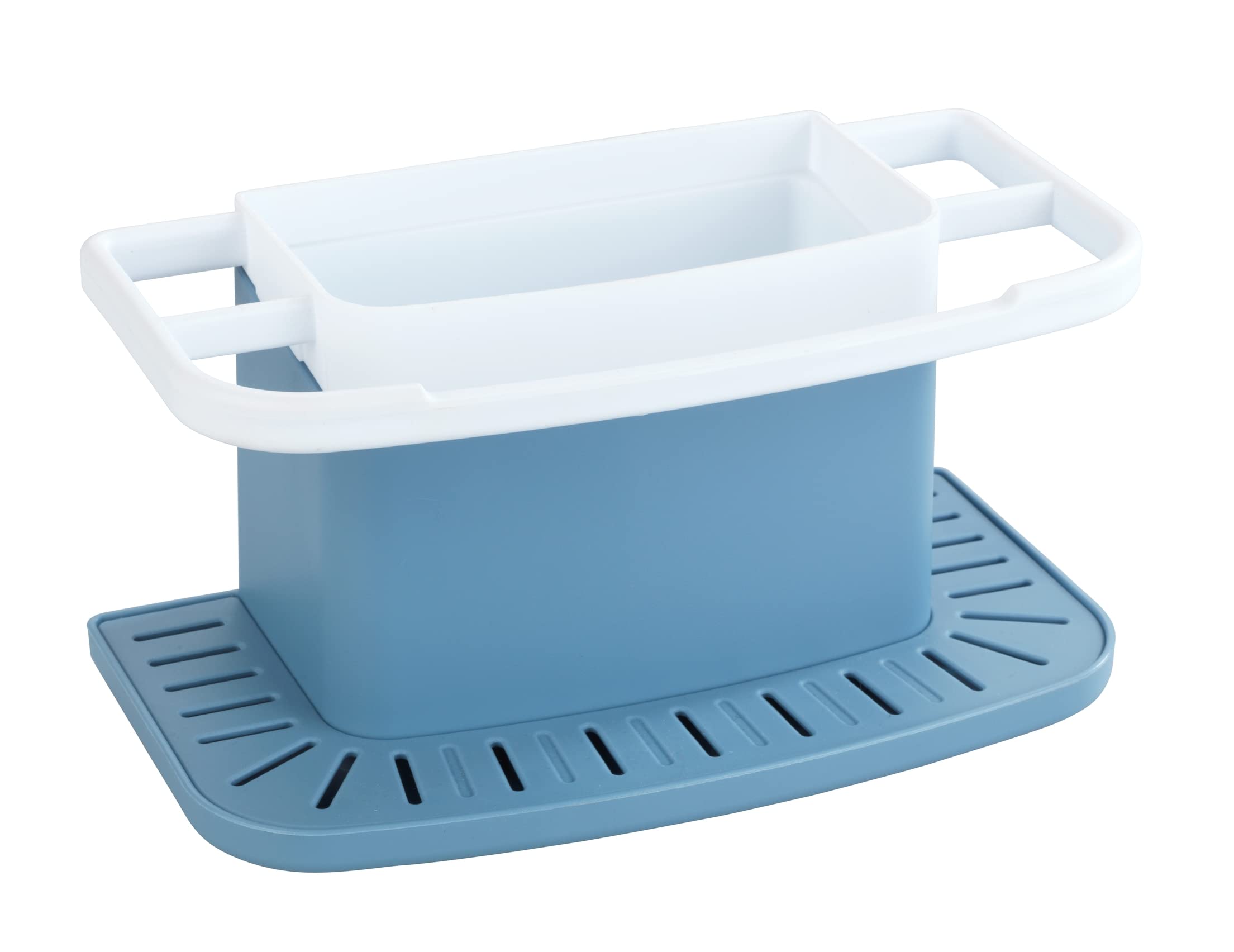 WENKO Sink Organiser Cosmo Blue Polypropylene 21 x 11 x 11.5 cm Blue