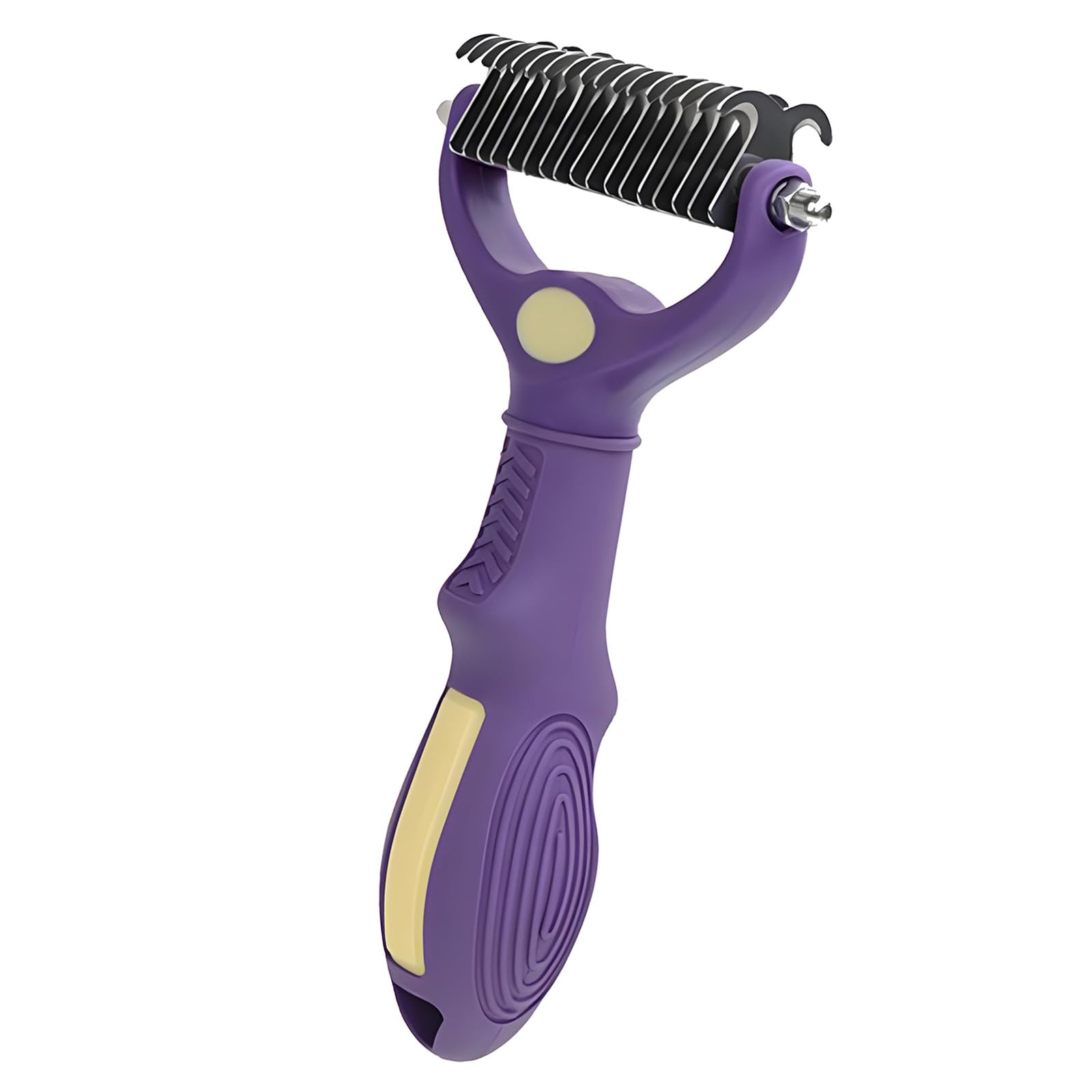 Ljmyy Pet Deshedding Brush With Massage Function Dog Grooming Tool For Shedding Control And Coat Care