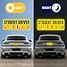 Student Driver Magnet for Car, 3 Pack Please Be Patient New Student Driver Sticker Safety Warning Reflective Signs, Reusable Magnetic Reflective Rookie Drivers Bumper Sticker