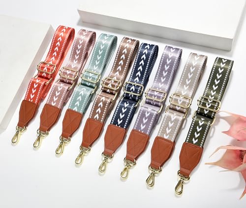 Image of LEMEDE Purse Strap Replacement Crossbody 1.5 inch Wide Shoulder Strap Adjustable Straps Handbag Strap Replacement Belts