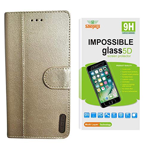 Lishon Flip Cover & Impossible Glass for Redmi Note 5 Pro, Back Cover