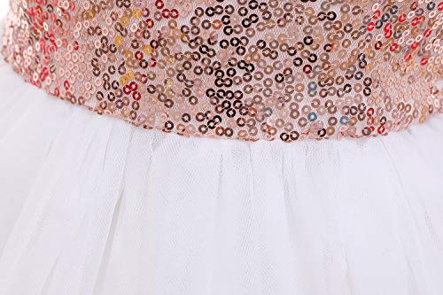 LZH bloemenmeisje jurk Baby peuters pailletten jurk Tutu Kids Party Dress bruidsmeisje trouwjurk - Image 6