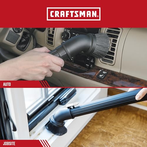 Image of CRAFTSMAN CMXZVBE38725 1-7 /8 in. Dusting Brush Wet Dry Vac Attachment