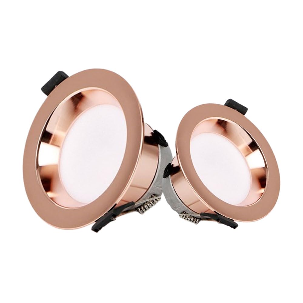 JKJZSALJ 2 Pack 3.5In/4.5In 3Cct Led Recessed Ceiling Light With Hree Color Temperature Adjustable,3000K/4000K/6500K Dimmable,Anti-Glare Lighting,Aluminum Led Recessed S,7w