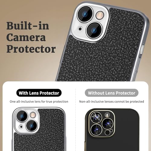 Coque antichute iPhone 14 blindée contre les chocs aspect roche métallisée - 3